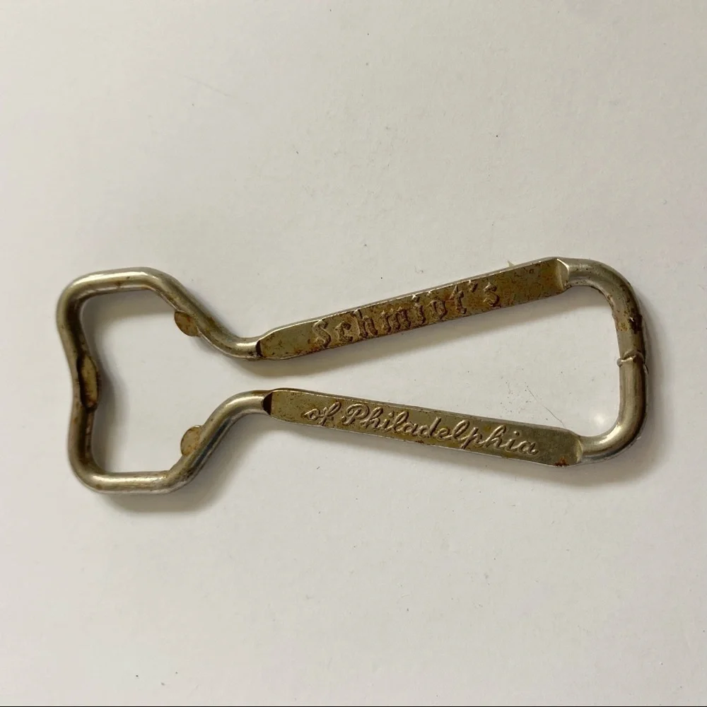 Vintage Schmidts Beer Bottle Opener Philadelphia Metal